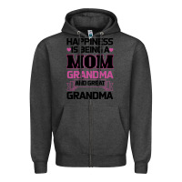 Charcoal Heather Mom Grandma Zipper Hoodie - Bettercallsaul