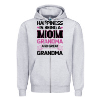 Heather Grey Mom Grandma Zipper Hoodie - Bettercallsaul