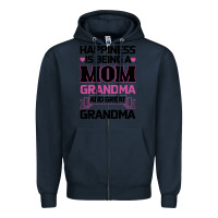 Navy Mom Grandma Zipper Hoodie - Bettercallsaul