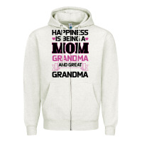 Oatmeal Heather Mom Grandma Zipper Hoodie - Bettercallsaul
