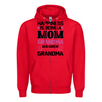 Red Mom Grandma Zipper Hoodie - Bettercallsaul