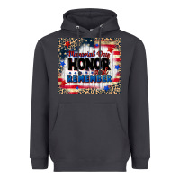 Smoke memorial day honor and remember Heavyweight Hoodie - CowGirlArtShop