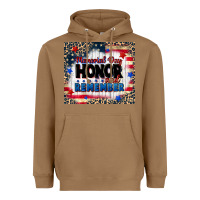 Memorial Day Honor And Remember Heavyweight Hoodie | Teevron
