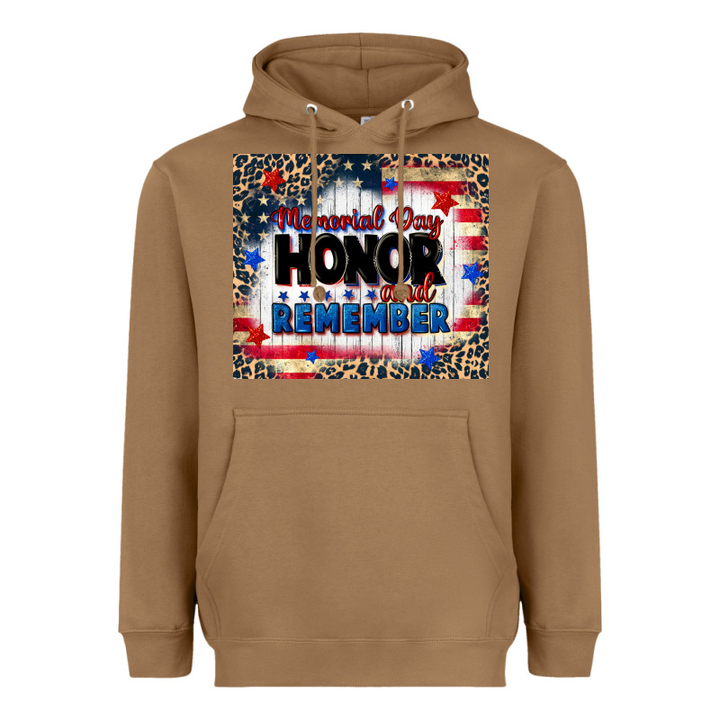 Memorial Day Honor And Remember Heavyweight Hoodie by CowGirlArtShop | Teevron