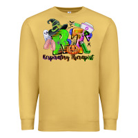 Antique Gold rt respiratory therapist halloween Premium Sweatshirt - CowGirlArtShop
