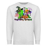 Oatmeal Heather rt respiratory therapist halloween Premium Sweatshirt - CowGirlArtShop