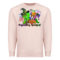 Pale Pink rt respiratory therapist halloween Premium Sweatshirt - CowGirlArtShop