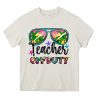 Cream teacher off duty Heavy Core Tee - Artiststas