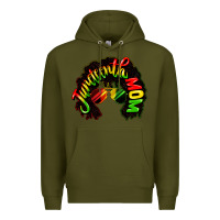 Army Green juneteenth mom Premium Hoodie - CowGirlArtShop