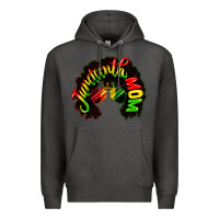 Charcoal Heather juneteenth mom Premium Hoodie - CowGirlArtShop
