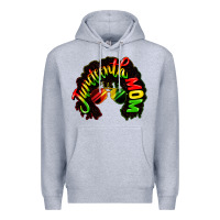 Heather Grey juneteenth mom Premium Hoodie - CowGirlArtShop