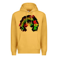 Mustard juneteenth mom Premium Hoodie - CowGirlArtShop