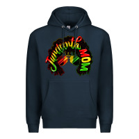 Navy juneteenth mom Premium Hoodie - CowGirlArtShop