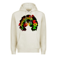 Oatmeal Heather juneteenth mom Premium Hoodie - CowGirlArtShop