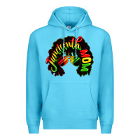 Ocean Blue juneteenth mom Premium Hoodie - CowGirlArtShop