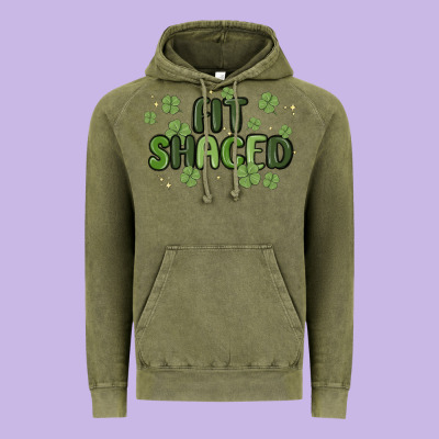 Fit Shaced Vintage Hoodie Designed By Maliassmallbusiness
