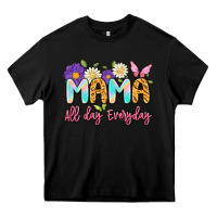 Black mama all day everyday Heavy Core Tee - Artiststas