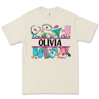 Bone nurse elements with costom name Premium Tee - AdoDesignShop