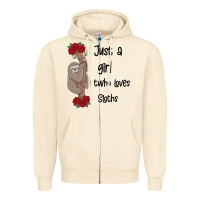 Sandshell just a girl who loves sloths Zipper Hoodie - Bettercallsaul