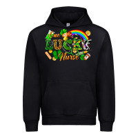 Black one lucky nurse Urban Hoodie - FaDigitalArtStudio