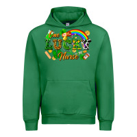 Emerald one lucky nurse Urban Hoodie - FaDigitalArtStudio