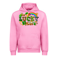 Fuchsia Pink one lucky nurse Urban Hoodie - FaDigitalArtStudio