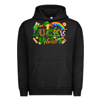 Pigment Black one lucky nurse Urban Hoodie - FaDigitalArtStudio