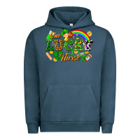 Pigment Midnight Navy one lucky nurse Urban Hoodie - FaDigitalArtStudio