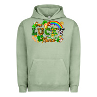 Pigment Oil Green one lucky nurse Urban Hoodie - FaDigitalArtStudio