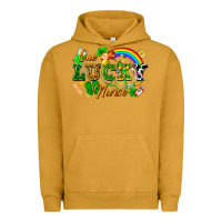 Pigment Peanut Butter one lucky nurse Urban Hoodie - FaDigitalArtStudio