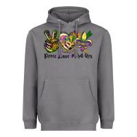 Storm peace love mardi gras Heavyweight Hoodie - CowGirlArtShop