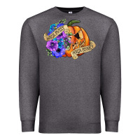 Charcoal Heather sorta sweet sorta spooky Premium Sweatshirt - CowGirlArtShop