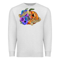 Oatmeal Heather sorta sweet sorta spooky Premium Sweatshirt - CowGirlArtShop