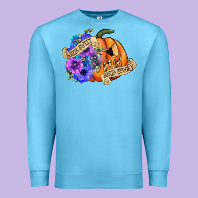 Sorta Sweet Sorta Spooky Premium Sweatshirt Designed By Cowgirlartshop