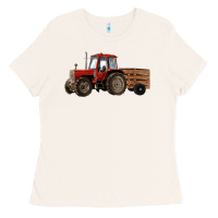 Bone farm tractor Ladies Tee - RanaPortraitStore