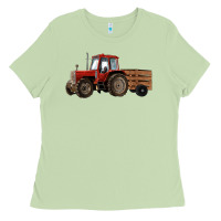 Matcha farm tractor Ladies Tee - RanaPortraitStore