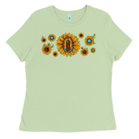 Matcha sunflower lady of guadalupe Ladies Tee - JahusDesignShop