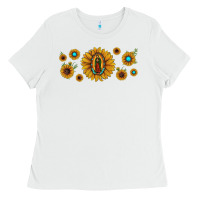 Sunflower Lady Of Guadalupe Ladies Tee | Teevron