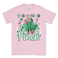 Bubblegum Pink too cute to pinch Classic Tee - MaliasSmallBusiness