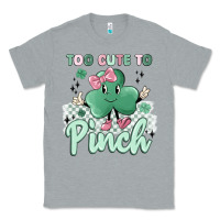 Heather Grey too cute to pinch Classic Tee - MaliasSmallBusiness
