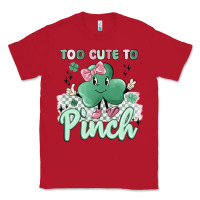 Red too cute to pinch Classic Tee - MaliasSmallBusiness