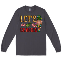 Smoke Let's get crackin Christmas Long Sleeve Tee - NancyCooperArtShop