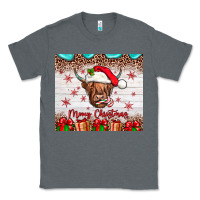 Charcoal Heather merry christmas cow Classic Tee - JahusDesignShop