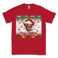 Red merry christmas cow Classic Tee - JahusDesignShop