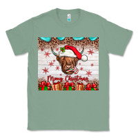 Sage merry christmas cow Classic Tee - JahusDesignShop