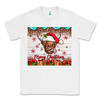 White merry christmas cow Classic Tee - JahusDesignShop