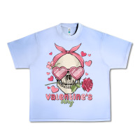 Grape Ice valentine's day skull Urban Heavy Tee - MaliasSmallBusiness