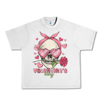 Lunar Rock valentine's day skull Urban Heavy Tee - MaliasSmallBusiness