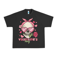 Valentine's Day Skull Urban Heavy Tee | Teevron