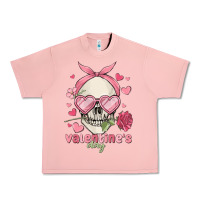 Salmon valentine's day skull Urban Heavy Tee - MaliasSmallBusiness